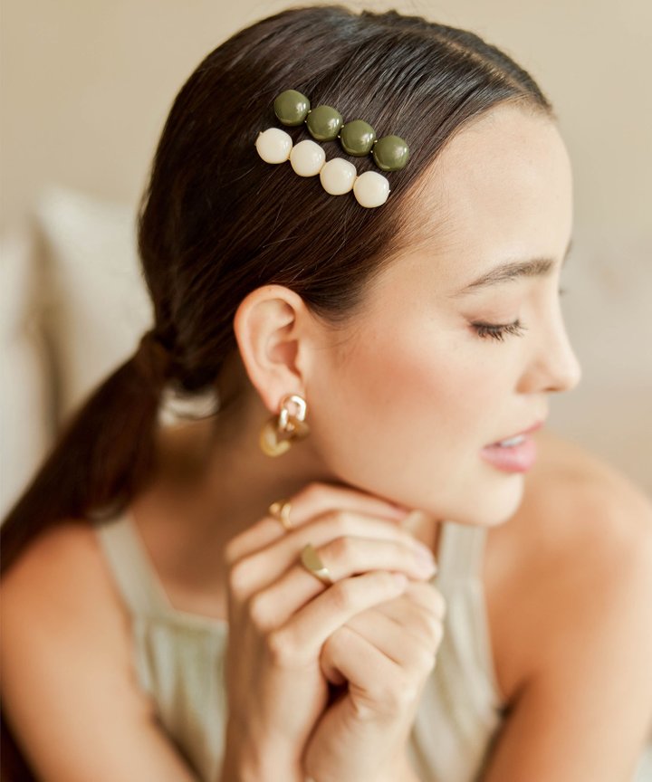 Maddie Orb Barrette Clip