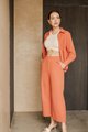 Beirut Trousers in Papaya Colour Women's Apparel Online