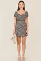 Tilly Floral Dress in Brown Women's Clothing Online