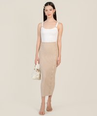 Dani Knit Top in White Fashion Online Store