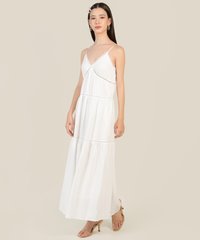 Meirelles Poplin Sun Dress in White Casual Women's Wear