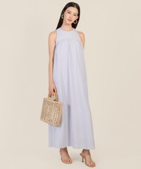 Taylor Gingham Maxi in Baby Blue Women's Dresses Online