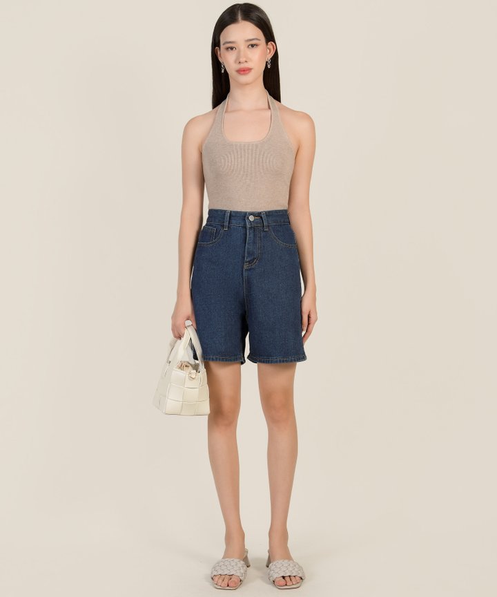 Olympia Denim Bermuda Shorts
