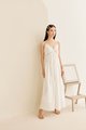 Meirelles Poplin Sun Dress in White Online Clothes Singapore Shopping