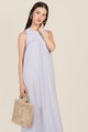 Taylor Gingham Maxi in Baby Blue Online Dresses Singapore