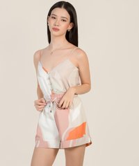 Idlewild Abstract Camisole in Clementine Female Fashion Online