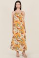 Caprice Midi Dress in Tropikalia Women's Clothing Online