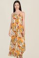 Caprice Midi Dress in Tropikalia Online Clothes Singapore Shopping