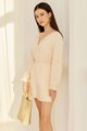 Tunisia Button Playsuit in Almond Online Clothes Singapore Shopping