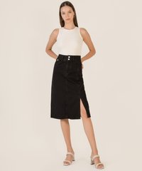 Hunter Cropped Tank in Almond Best Online Clothing Stores Singapore