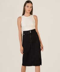 Hunter Cropped Tank in Almond Ladies Clothes Online