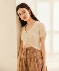 Dakota Broderie Skirt in Latte Women's Apparel Online
