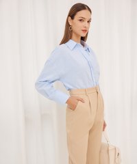 Maxima Shirt in Light Blue Women's Clothing Online