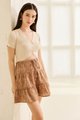 Dakota Broderie Skirt in Latte Women's Clothing Online
