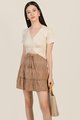 Dakota Broderie Skirt in Latte Online Clothes Singapore Shopping