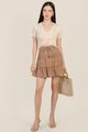 Dakota Broderie Skirt in Latte Online Women's Fashion