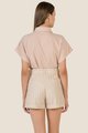 Marten Belted Striped Shorts Online Women's Fashion