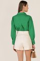 Maxima Shirt in Green Womens Clothes Singapore