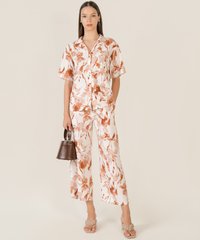 Bellocq Flora Trousers in Blush Clothes Online