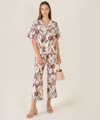 Bellocq Flora Trousers in Iris Women's Clothing Online