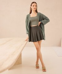 Ithaca Oversized Button Down Cardigan in Jade Clothes Online