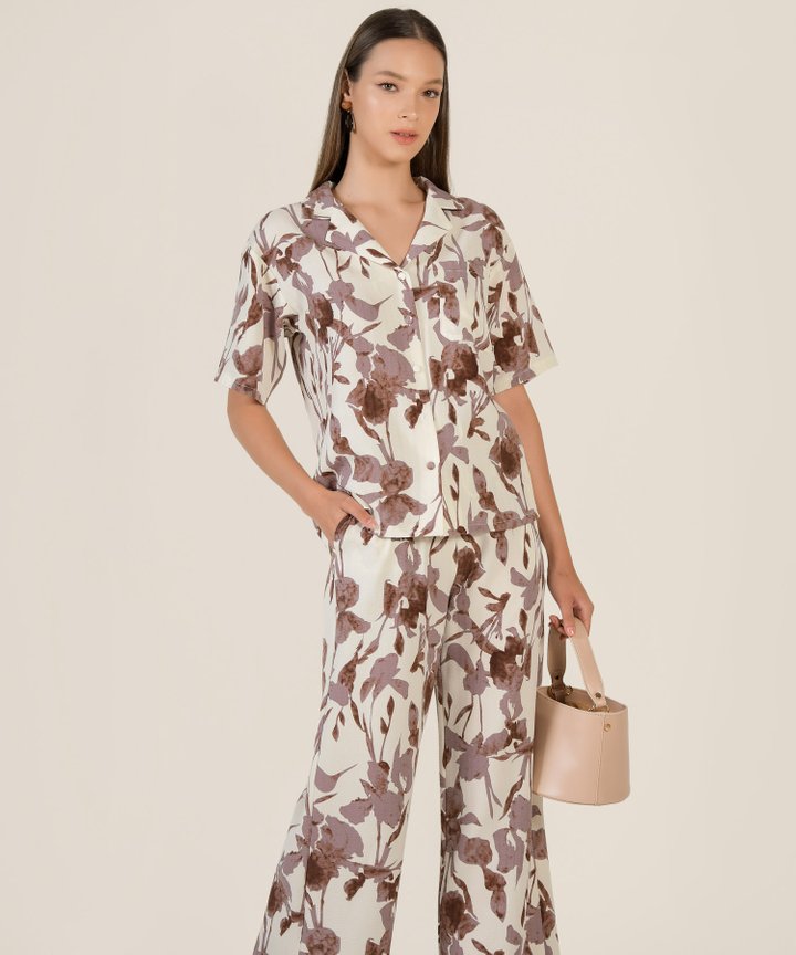 Bellocq Flora Shirt - Iris