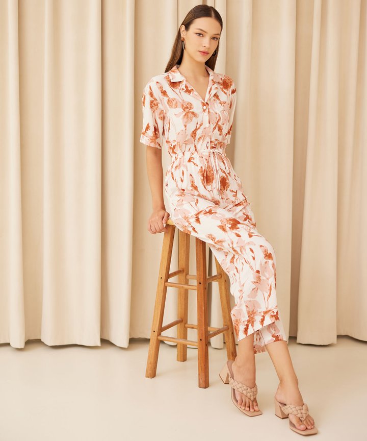 Bellocq Flora Trousers - Blush