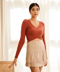 Breta Tiered Skirt in Oat Women's Clothing Online