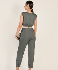 Kiesza Trousers in Blue Jade Clothes Online