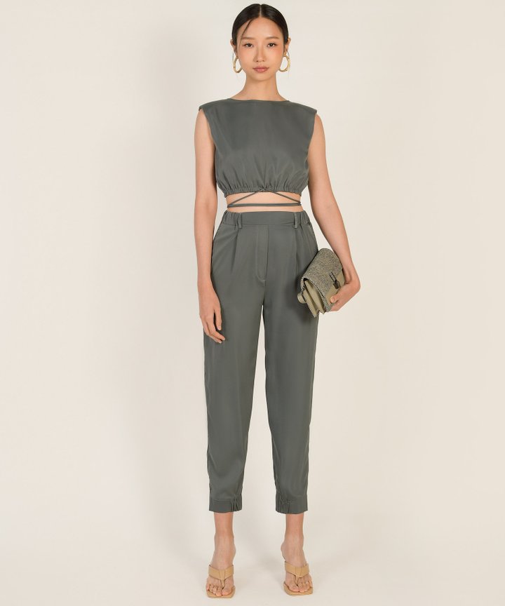 Kiesza Trousers - Blue Jade