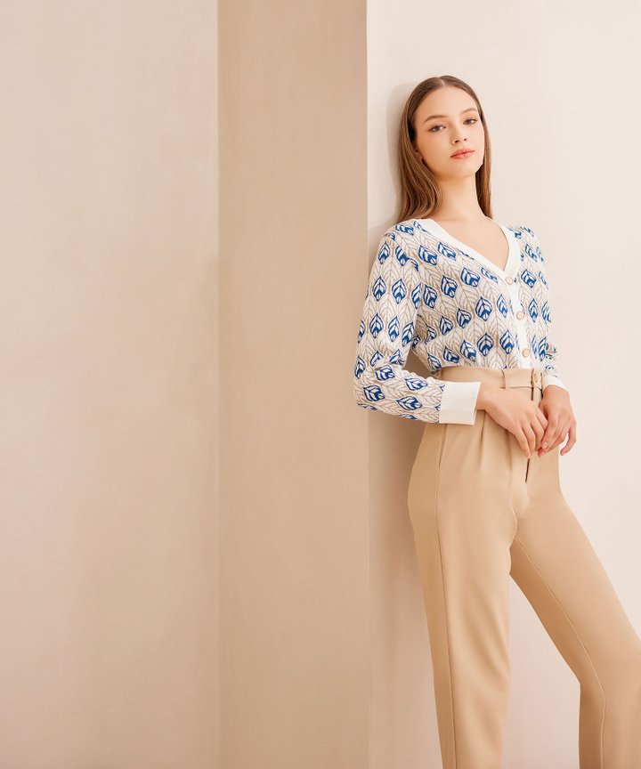 Malta Cardigan - White