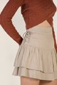 Breta Tiered Skirt in Oat Ladies Clothes Online