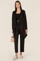 Joalin Open Front Jacket in Black Online Clothes Singapore Shopping
