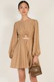 Marisol Ring Detail Dress in Palomino Online Clothes Singapore Shopping