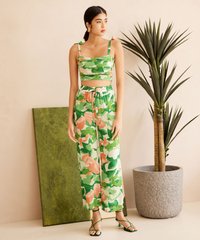 Hermosa Pants in Emerald Online Clothes Singapore Shopping