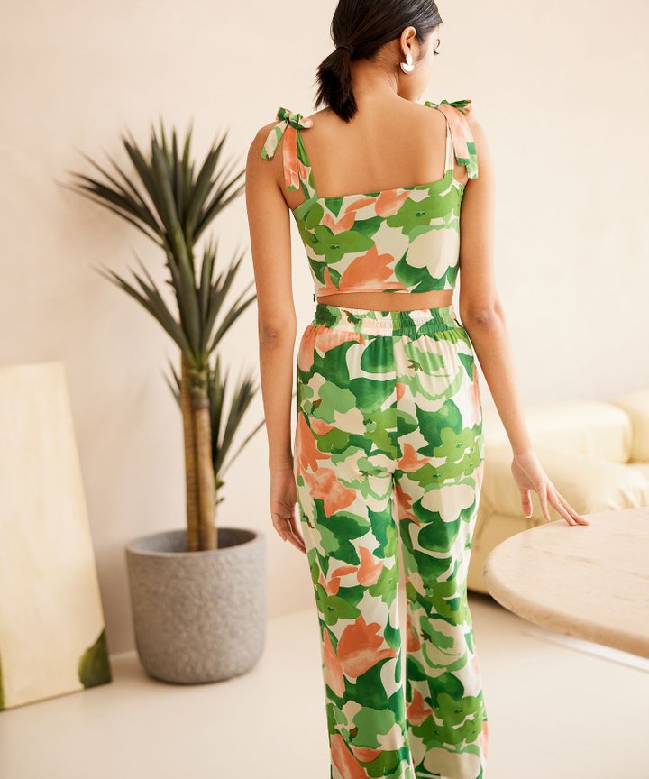 Hermosa Crop Top - Emerald