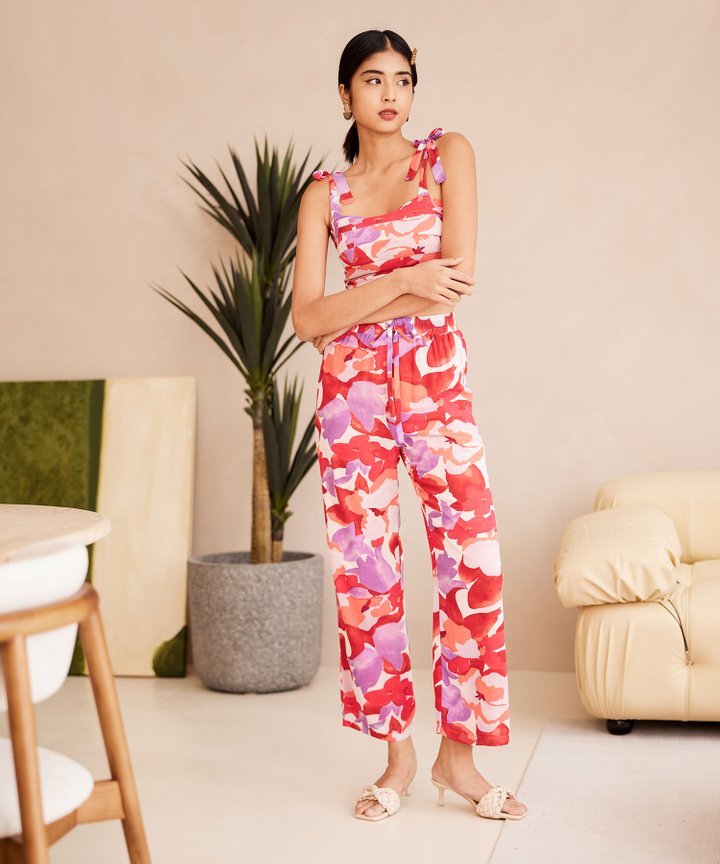 Hermosa Pants - Cherry