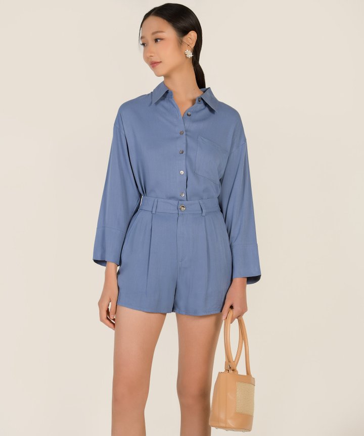 Visage Shorts - Cornflower Blue