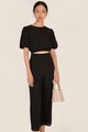 Ciaran Puff Sleeve Top in Black Fashion Blog Shop Singapore