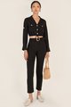 Leonor Belted Pants in Black Women's Clothing Online