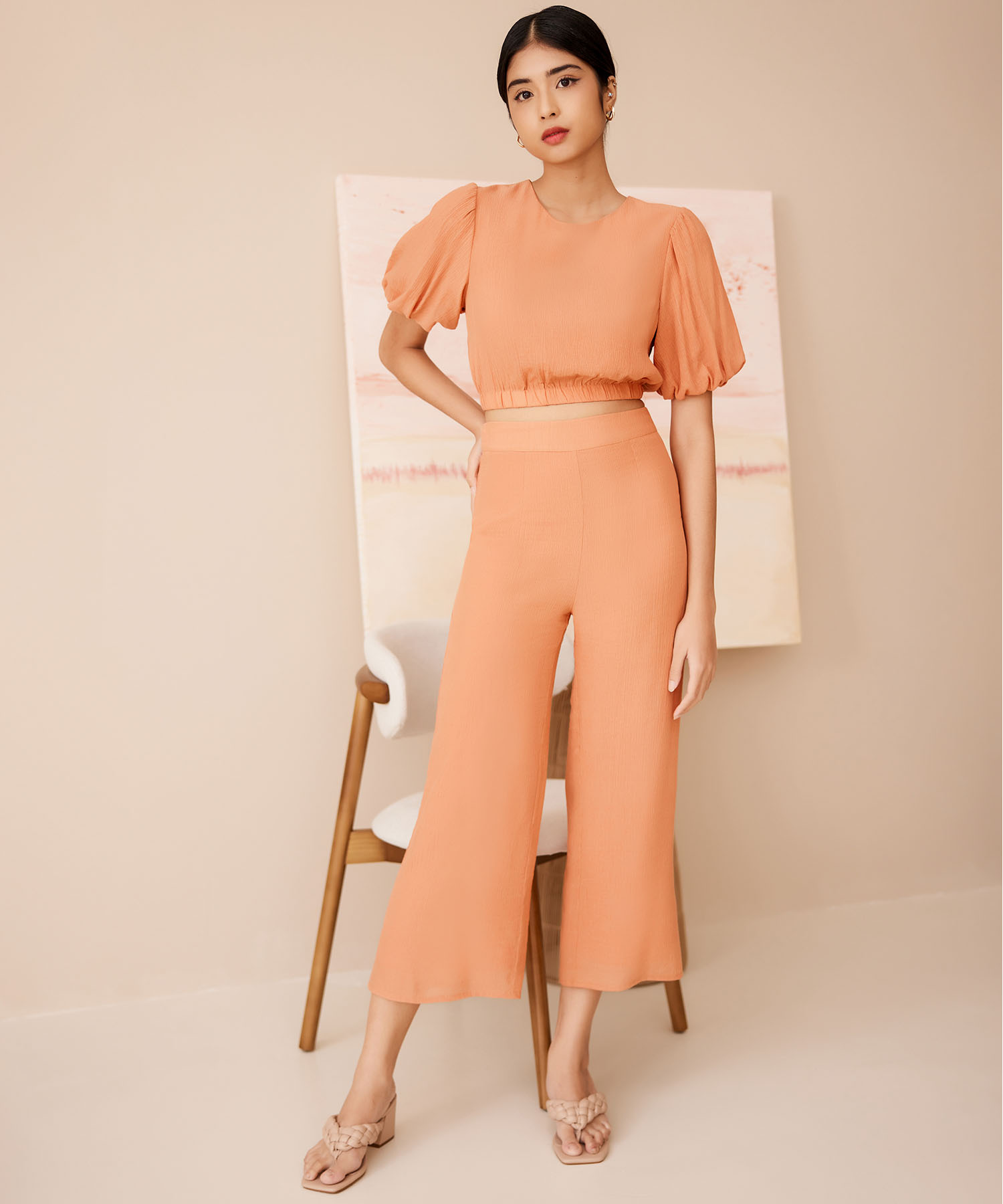 Caville Pants in Pale Copper Women's Clothing Online