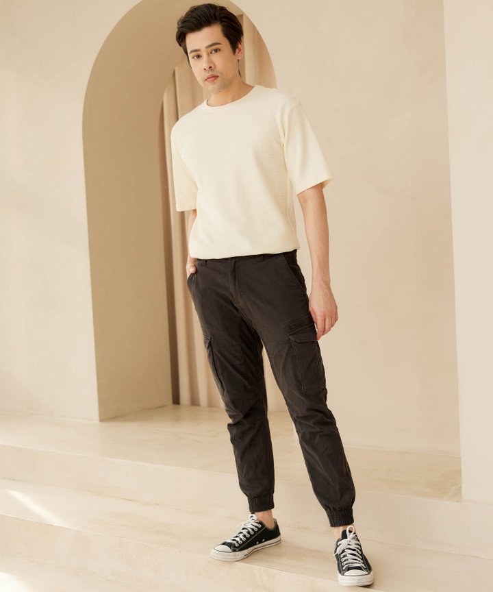 Felipe Men's Textured Shirt - White Rock